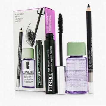 Higgh Impact Lash Coffret: High Impact Mascara + Cream Shaper Fore Yes + Take The Day Off Makeup Remover