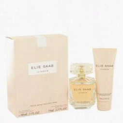 Le Parfum Elie Saab Gift Set By Eleisaab Gift St For Women Includes 3 Oz Eau De Parfum Spray + 2.5 Oz Body Lotion