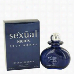 Sexual Nights Cologne By Mchel Germain, 4.2 Oz Eau De Toilette Spray For Men