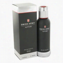 Swiss Army Alttitude Cologne  By Swiss Language Army, 3.4 Oz Eau De Toilette Spray For Men