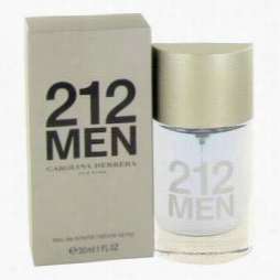 212 Cologne Bh Carolina Herrera, 1 Oz Eau De Toilette Spray (new Packaging) For Men