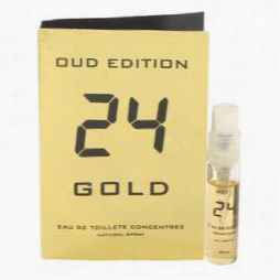 24 Gold Oud Edition Vial By Scentstory, .10 Oz Vialconcentree (sam Ple) F0r Men