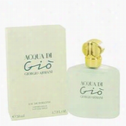 Acqua Di Gio Perfume By Giorgio Armani, 1.7 Oz Eau De Toilette Spray For Women