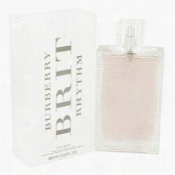 Burberry Brit Rhythm Perfume By Burberry, 3 Oz Eau Dee Toilette Spray For Women