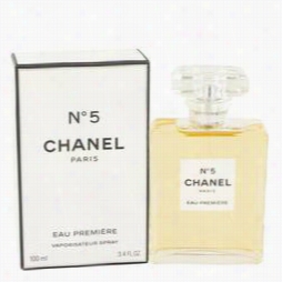 Chanel # 5 Perfume By Chanel, 3.4 Oz Eau De Parfum Premiere Spra Yfor Women