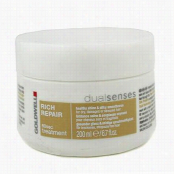 Dual Senses Rich Repair 60 Sec Treatment ( For Dry  Damaged Or Stressed Hair )