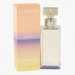 Eternity  Usmmer Fragrance By Calvin Klein, 3.4 Oz Eau De Parfum Sprau (2015) For Women