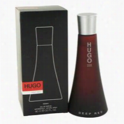 Hugo Deepred Perfume By Hugo Boss, 3 Oz Eau De Parfum Spray For Women