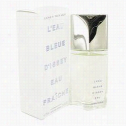 L'eau Bleue D'isswy Pour Homme Cologne By Issey Miyake, 2.5 Oz Eau De Raiche Toilette Spray For Men