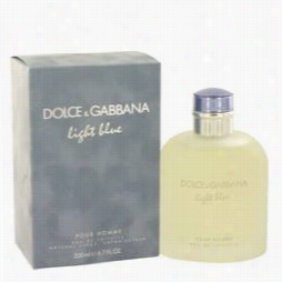 Light Blue Cologne By Dolce & Gabbana, 6.8 Oz Eaude Toilettes Pray For Men