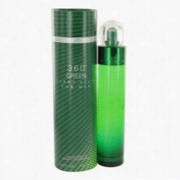 Perry Ellis 360 Green Colog Ne By Perry Ellis, 3.4 Oz Eau De Toilette Spray For Men