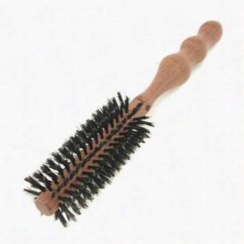 Small 45mm Round Brush ( Oplished Mahogany Deal With 65% Boar Stand On End + 35% Nylon )