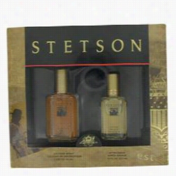 Stetsonn Gift  Set Through  Coty Gift Set For Men Includes 1.5 Oz Cologne + .7oz In Imitation Of Shave