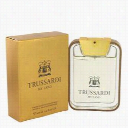 Trussardi My Land Cologne By Trussardi, 3.4 Oz Eau De Toilette Spray For Men