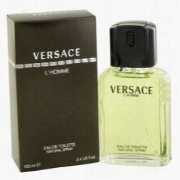 Versace L'homme Cologne By Versace, 3.4 Oz Eau De Toilettte Spray Fo Ren