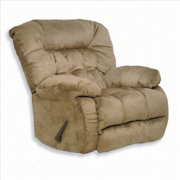 Catnapper Teddy Bear Oversized Rocker Recliner Chair In Saddle