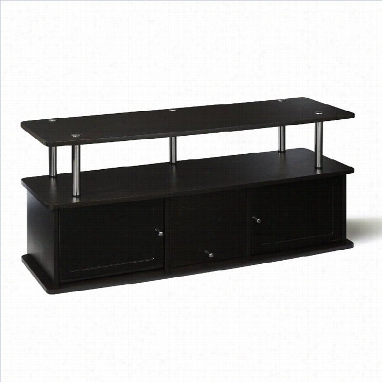Convenience Conc Epts Designs2go Tv Stand With 3 Cabinets In Espresso