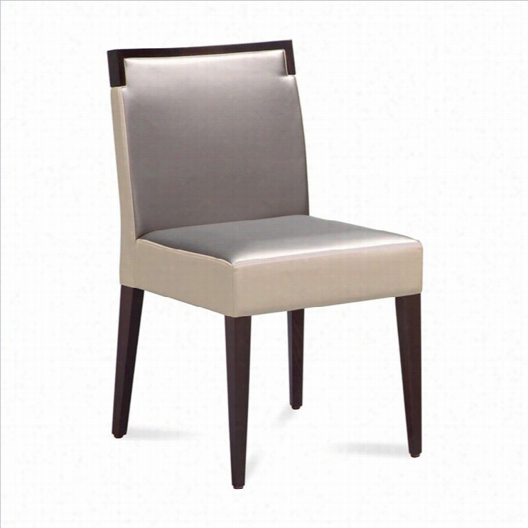 Domitalia Aeiel Dining Chair In Wenge And Taffy Grey