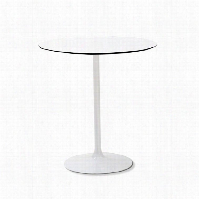 Domitalia Crown-t Rouhd Dning Table In White