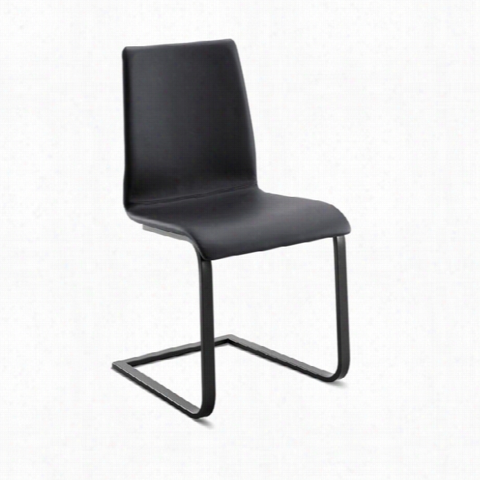 Domitalia Jude Dining Chair In Skill Black And Anthracite