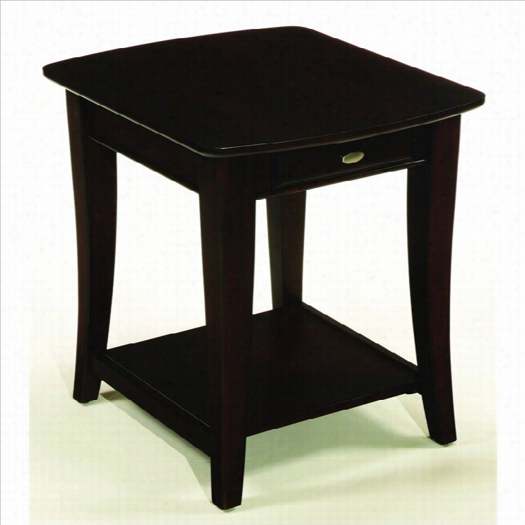 Hammary Enclave Rectangula End Table In Sable