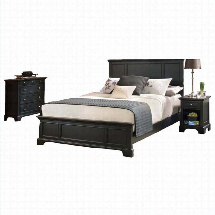 Home Styles Bedford Channel Set In Black