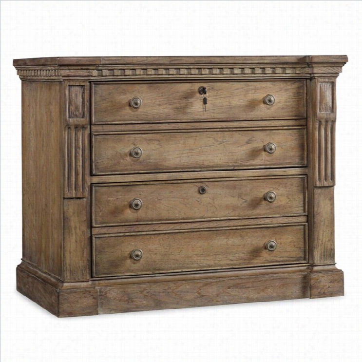 Hooker Furniture Sorella 2-drawer Lateral File In Light Antique Taupe
