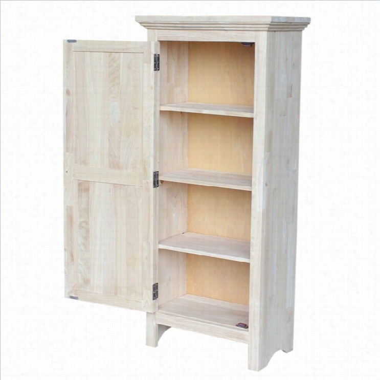 International Concepts Home Accents Unfinished 51 Single Jelly Cabinet
