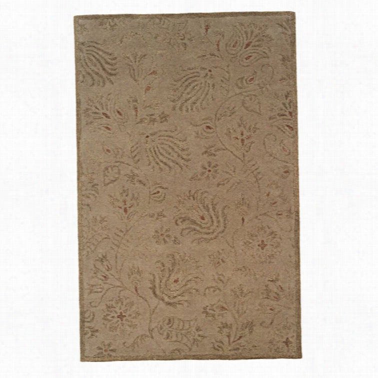 Linon Ashton 8' X 11' Hand Tufted Wool Rug In Gold