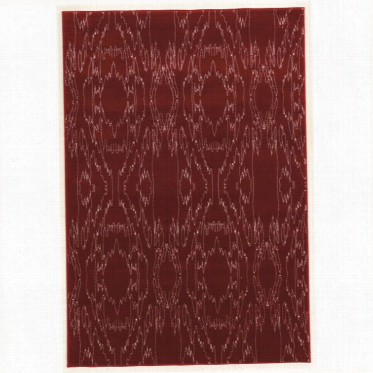 Linon Prisma Electric 22' X 3' Rug In Red