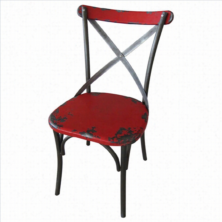 Moe's Bali Chair In Red