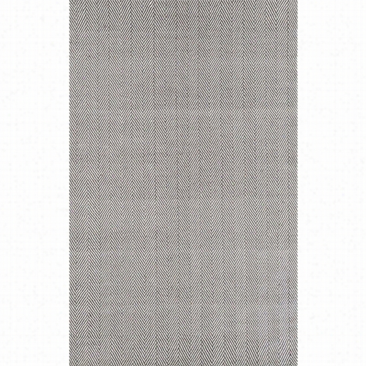 Nuloom 8'  X 10' Hand Loomed Herringbonec Toton Rug In Gray