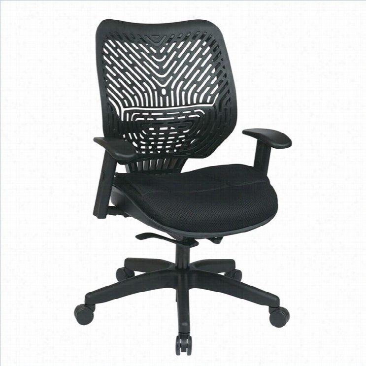 Office Star 86 Revv Series Saceflex Office Chair In Raven