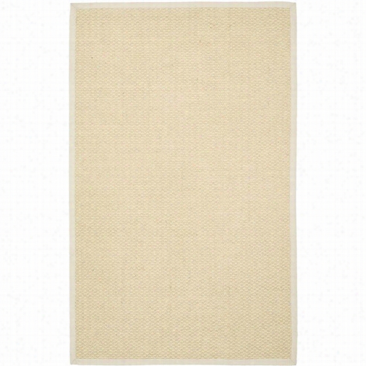 Saafvieh Natural  Fibdr Creme Area Ru - 8' X 11'