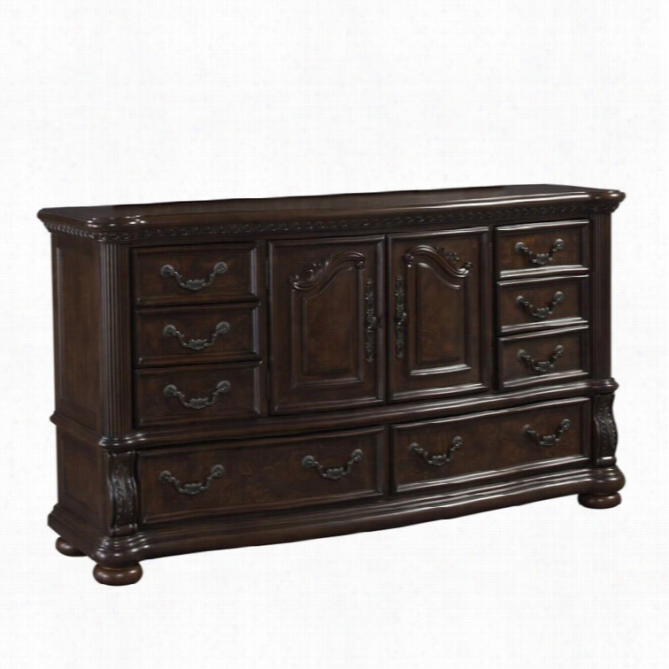 Samuel Lawrence San Marino Dresser In Dark Brpwn