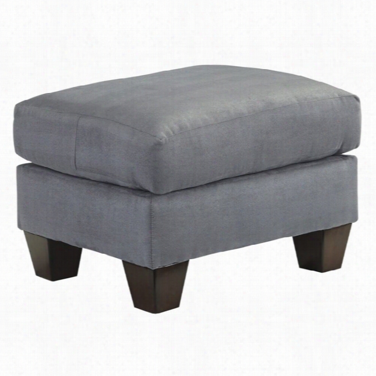 Signature Design In The Name Of Ashley Furniture Hannin Ottoman In Lagoon