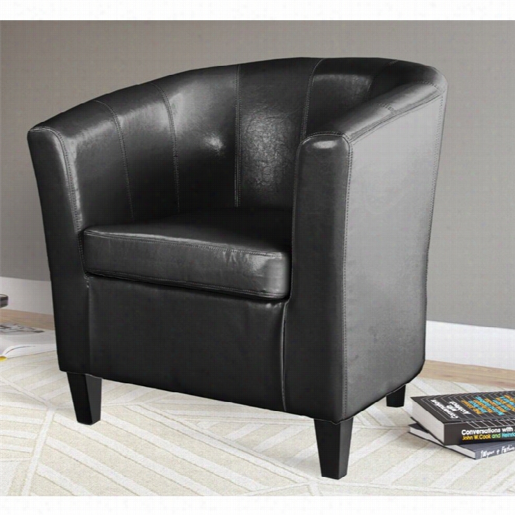Sonax Corliving Antonio Club Chair In Black