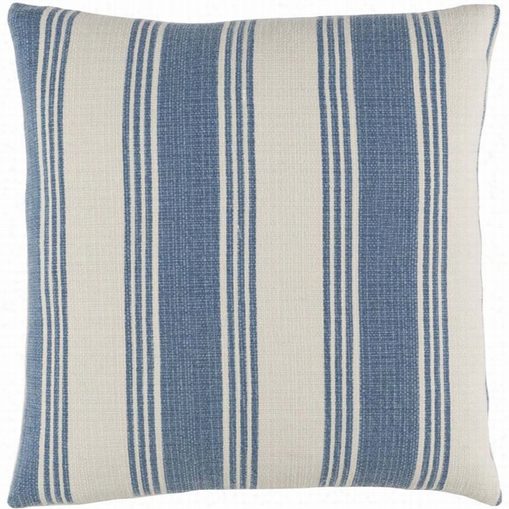 Surya Anchor Bay Down Fll 22 Square Pillow In Cobalt
