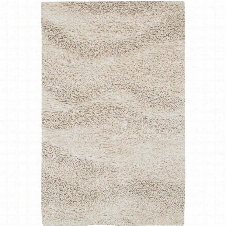 Surya Berkley 4' X 10' Hand Tufted Wool Shaf Runner Rug In Ivory