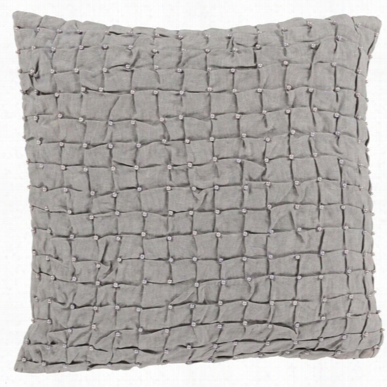 Surya Diana Down Fill 20 Square Pillow In Gray