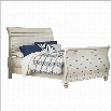 Hillsdale Pine Island Sleigh Bed in Old White-Queen