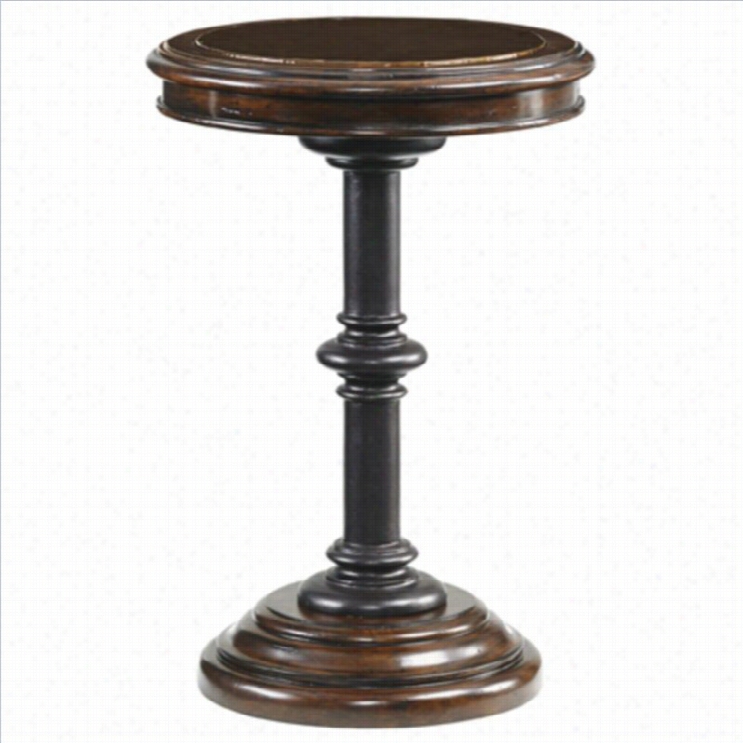 Tommy Bahama Home Kilimanjaro Queenstown Round Accent Table In Tangiers