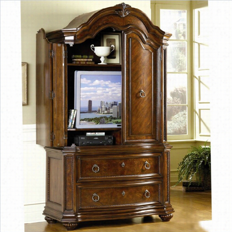 Trent Hom Eprenzo Tv Armoire In Warm Brown Accomplish