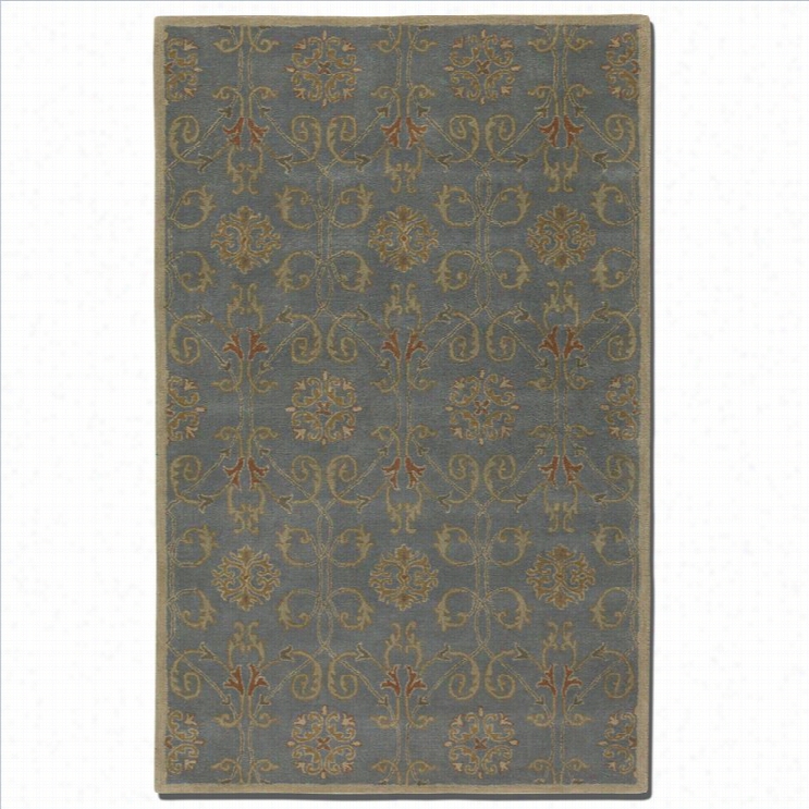 Uttermost Favara Wool Rug In Azure Slate-9' X 12'