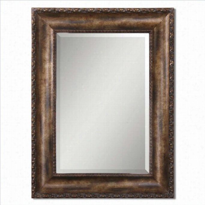 Greatest Leola Mirror In Antique Bronze