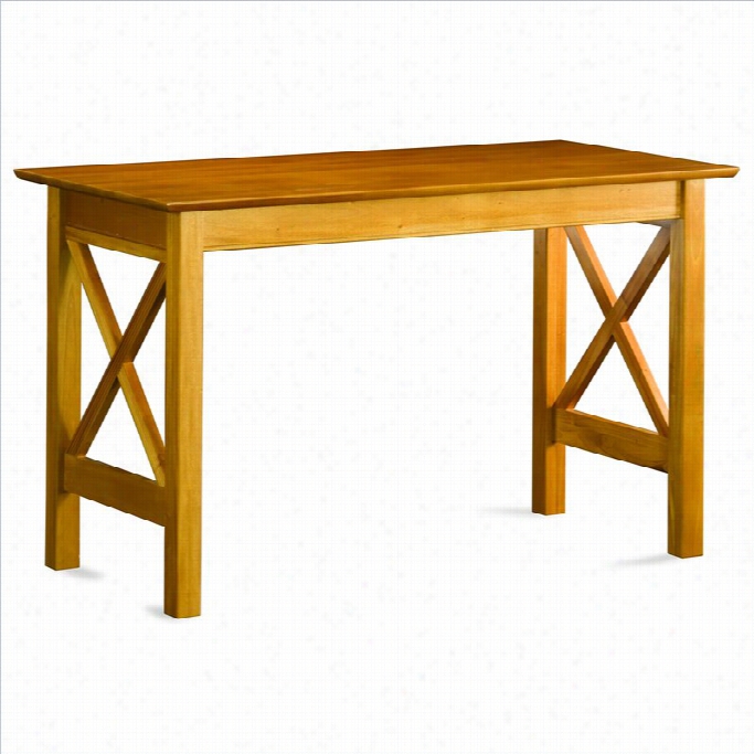 Atlantic Furniture Lexington Work Table In Caramel Latte