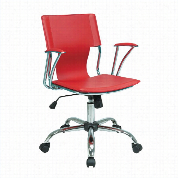 Avrnue Six Dorado Office Chair In Red