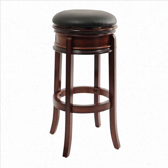 Boraam Magellan 29 Swivel Bar Stool In Brandy