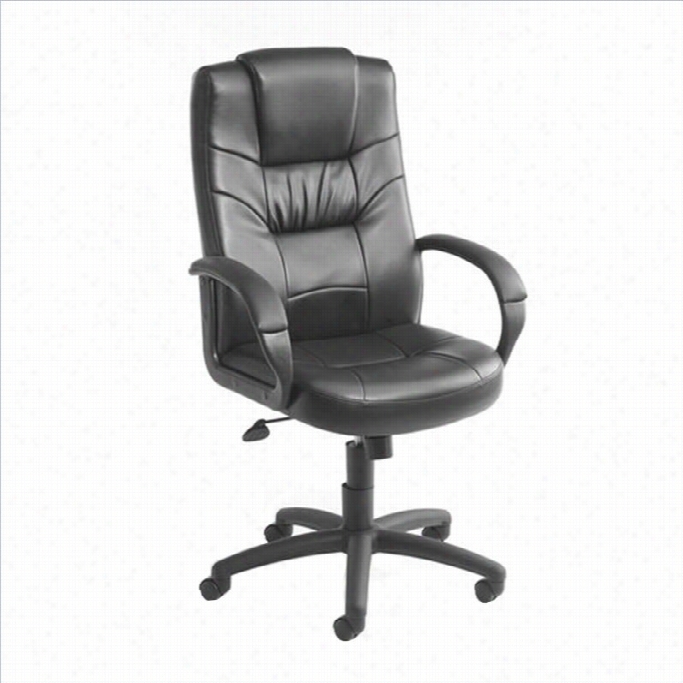 Bossoffice Products Executive Leather Plus Office Chair With Knee Tilt