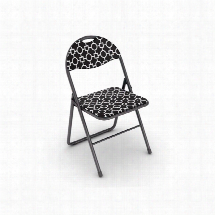 Dar Classic Folding Chair In Park Pace Black